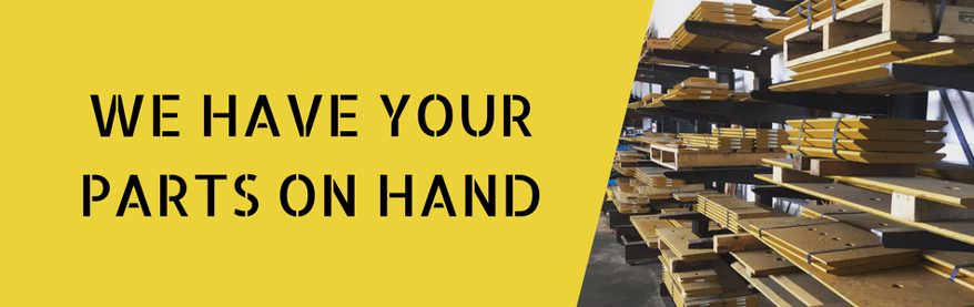 We Have Your Heavy Equipment Parts On Hand!